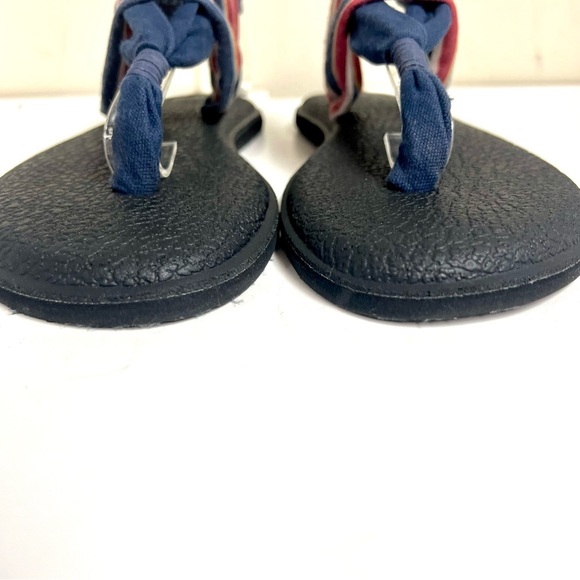 Sanuk Yoga Sling 2 boho beach resort summer sandals women’s size 9 stripes - Picture 10 of 13